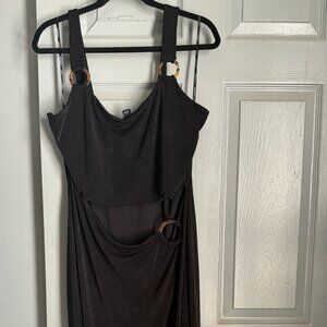 Forever 21+ NWT Black Cut-Out Dress – Size 2X